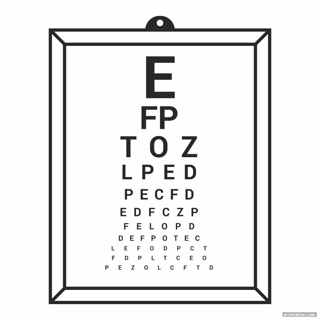 Free Pediatric Eye Chart
