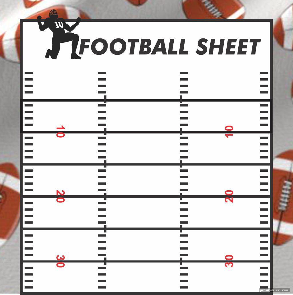Printable Free Football Playbook Template Printable Templates