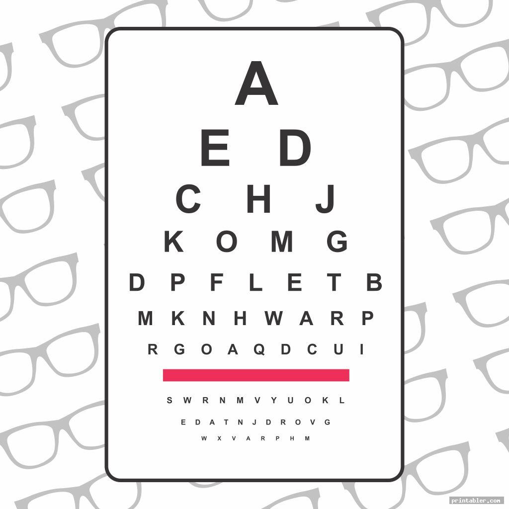 Printable Eye Chart For Kids