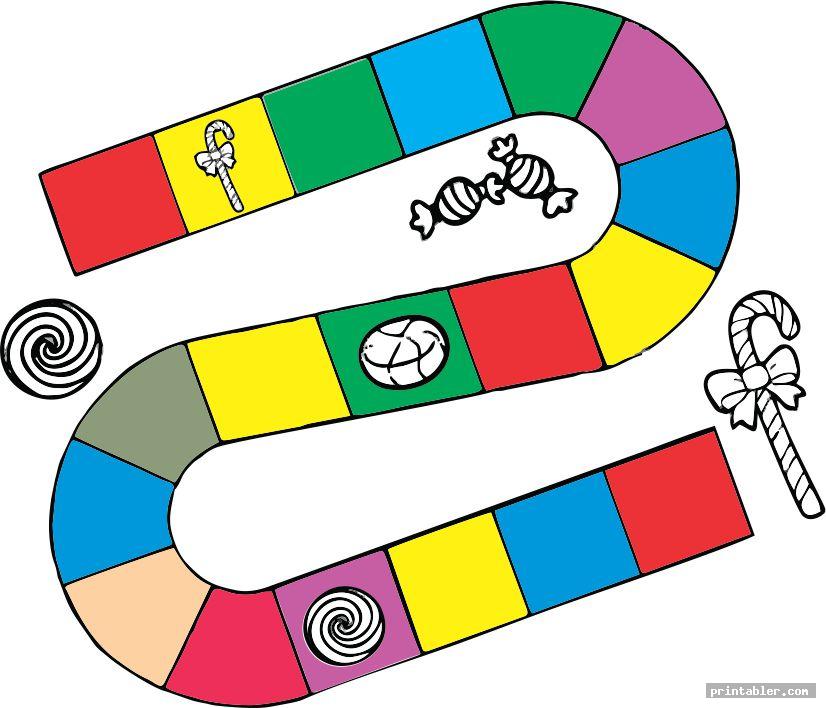 Candyland Game Pieces Printable