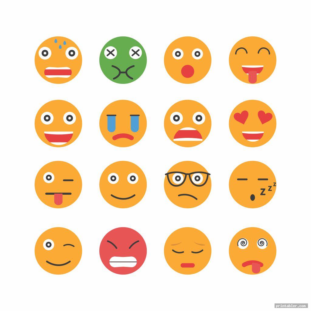 Facial Expressions Chart Printable