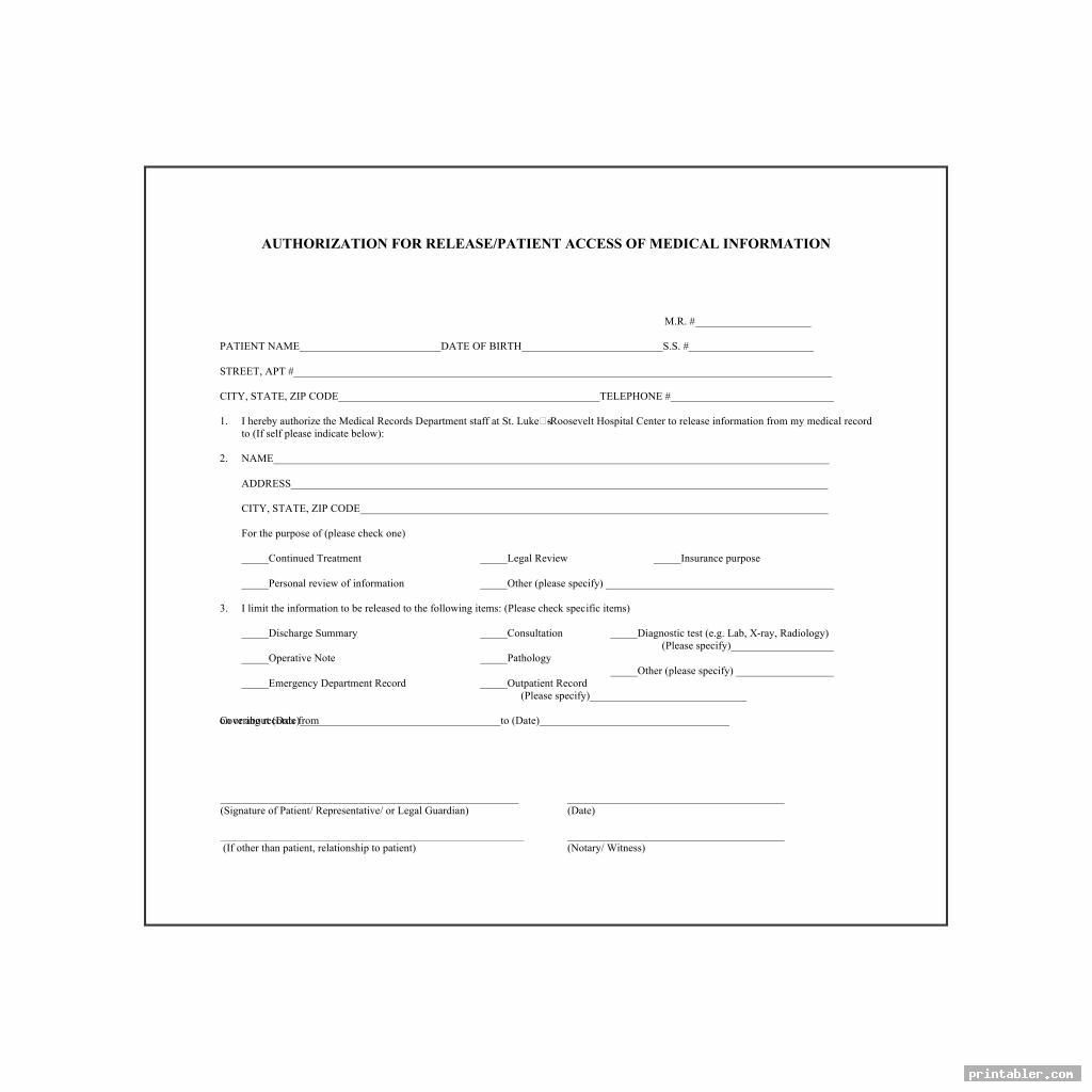 Hospital Discharge Papers Printable That are Decisive Hunter Blog