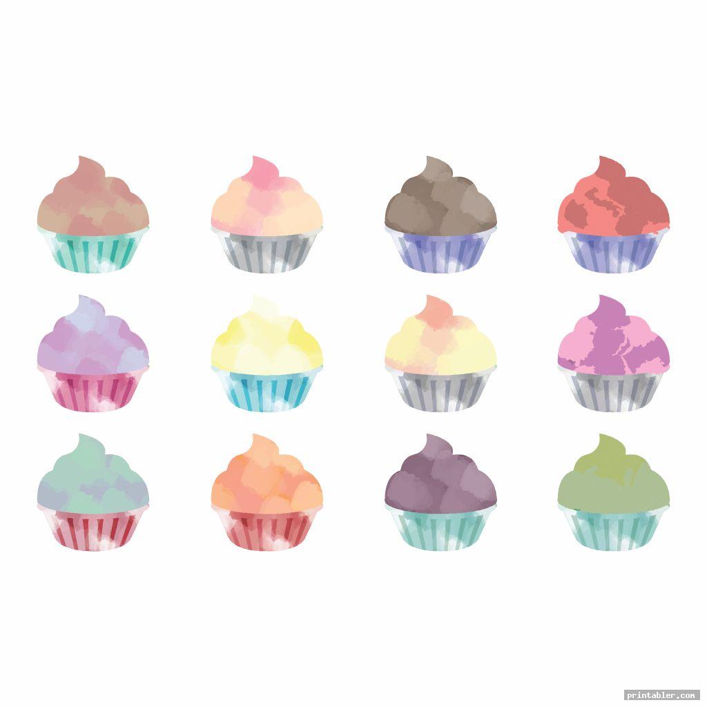 Free Printable Cupcake Birthday Chart