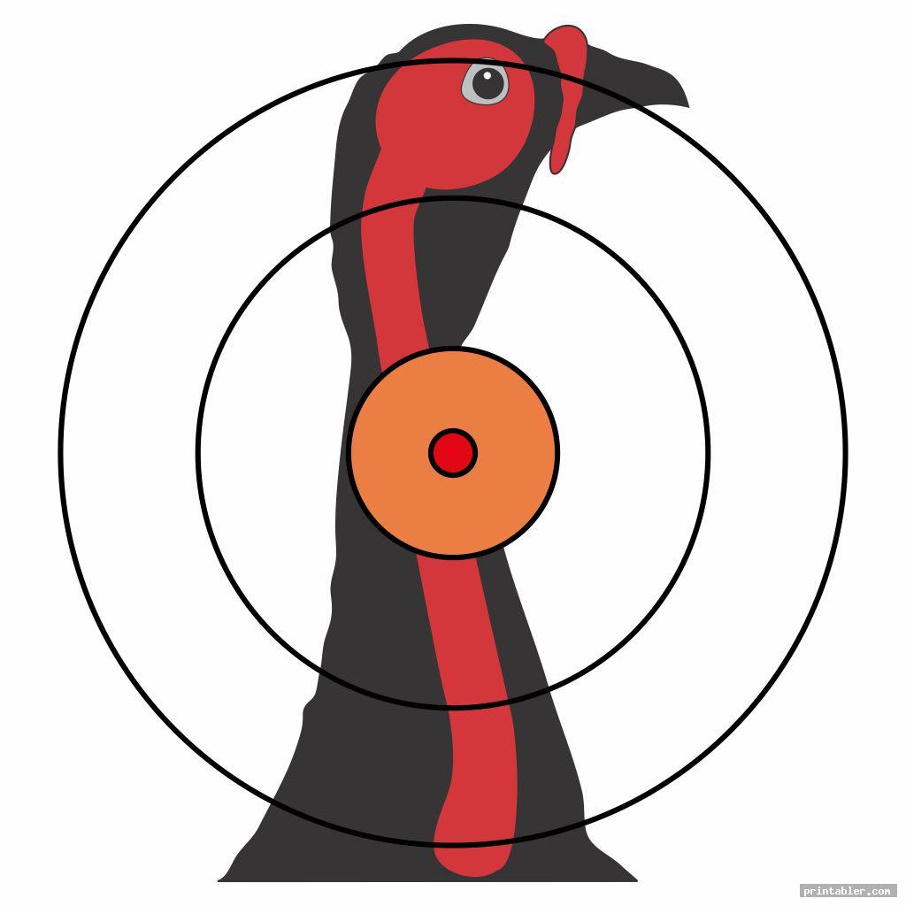 Printable Turkey Target That are Lively Butler Website