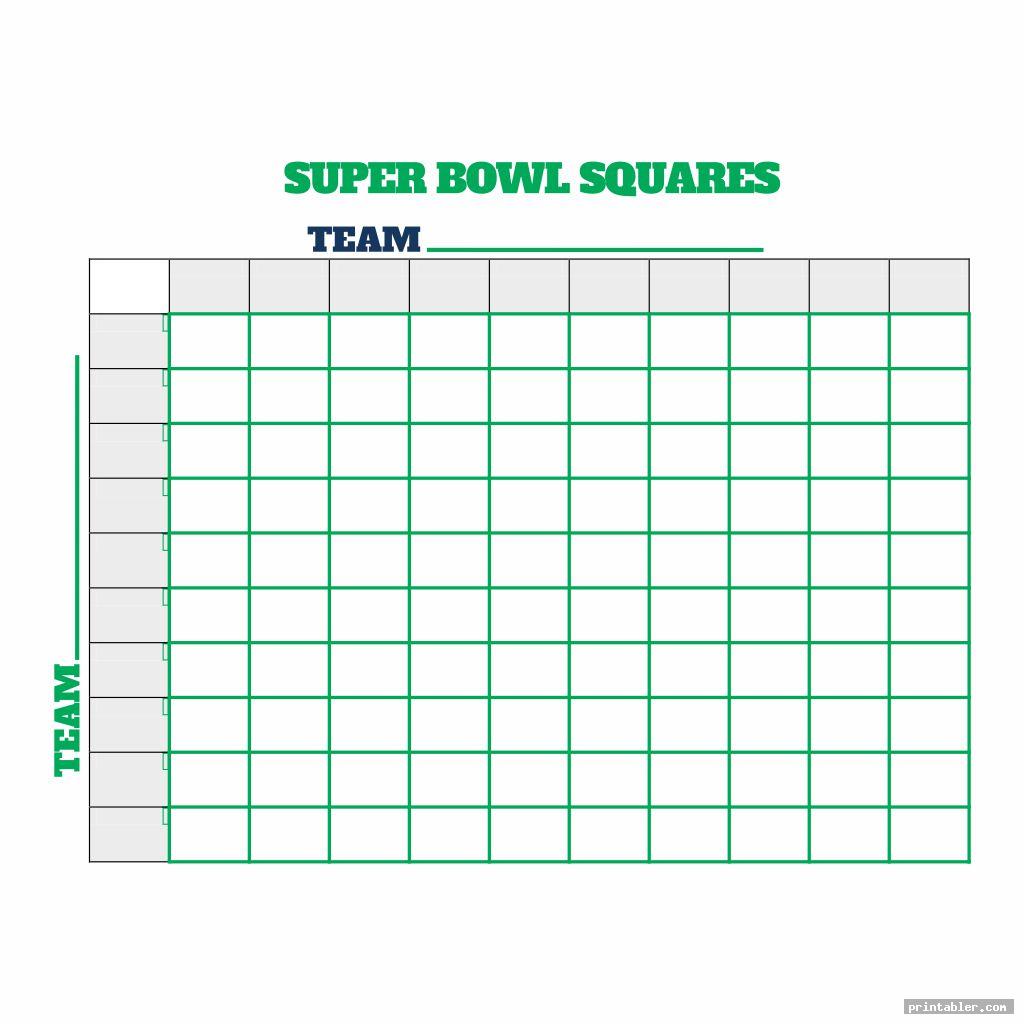 Free Super Bowl Squares
